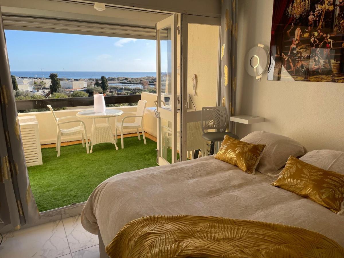 Showtime Naturiste Port Nature 6 Parking Prive Clim Ascenseur Vue Mer 아그 외부 사진